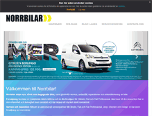 Tablet Screenshot of norrbilar.se